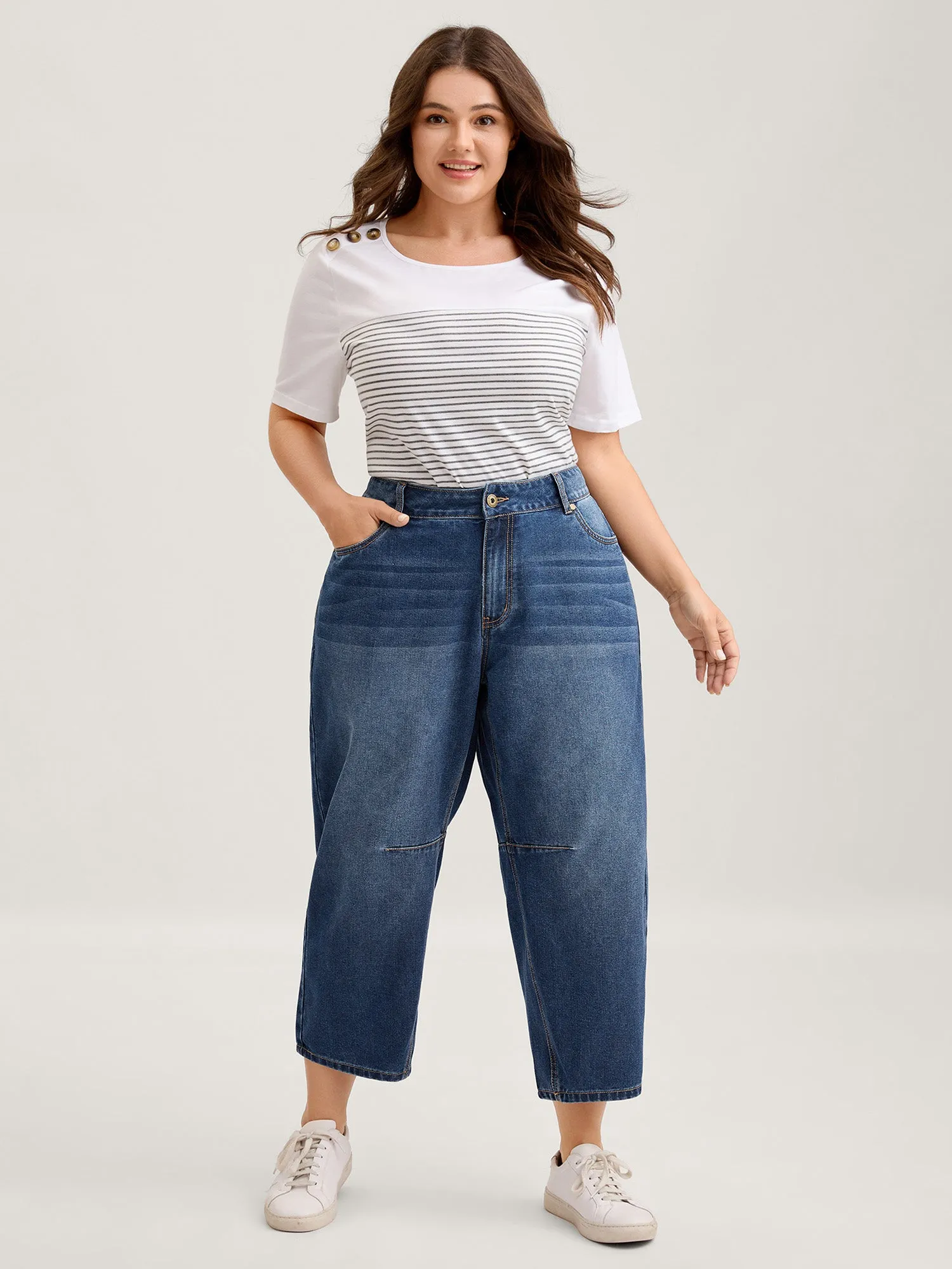 Wash Vintage Pockets Haren Jeans sold by Bloomchic product image thumbnail 3