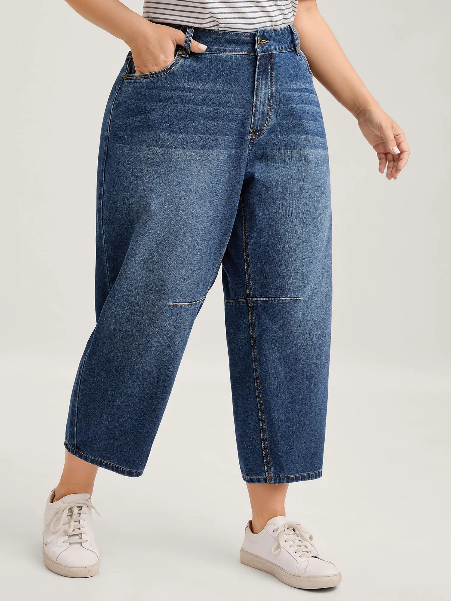 Wash Vintage Pockets Haren Jeans sold by Bloomchic