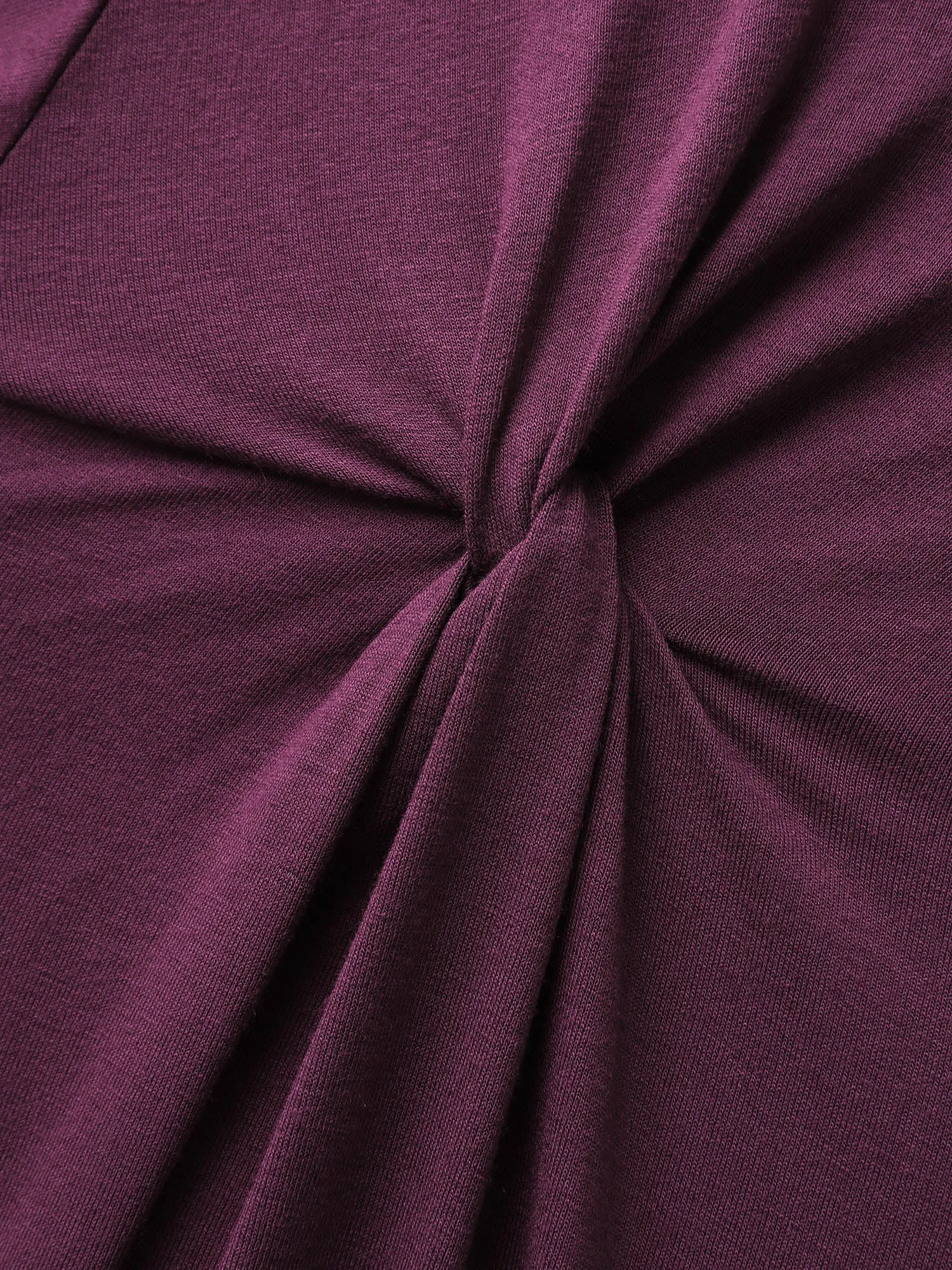 Supersoft Knotted Solid T-Shirt sold by Bloomchic product image thumbnail 5