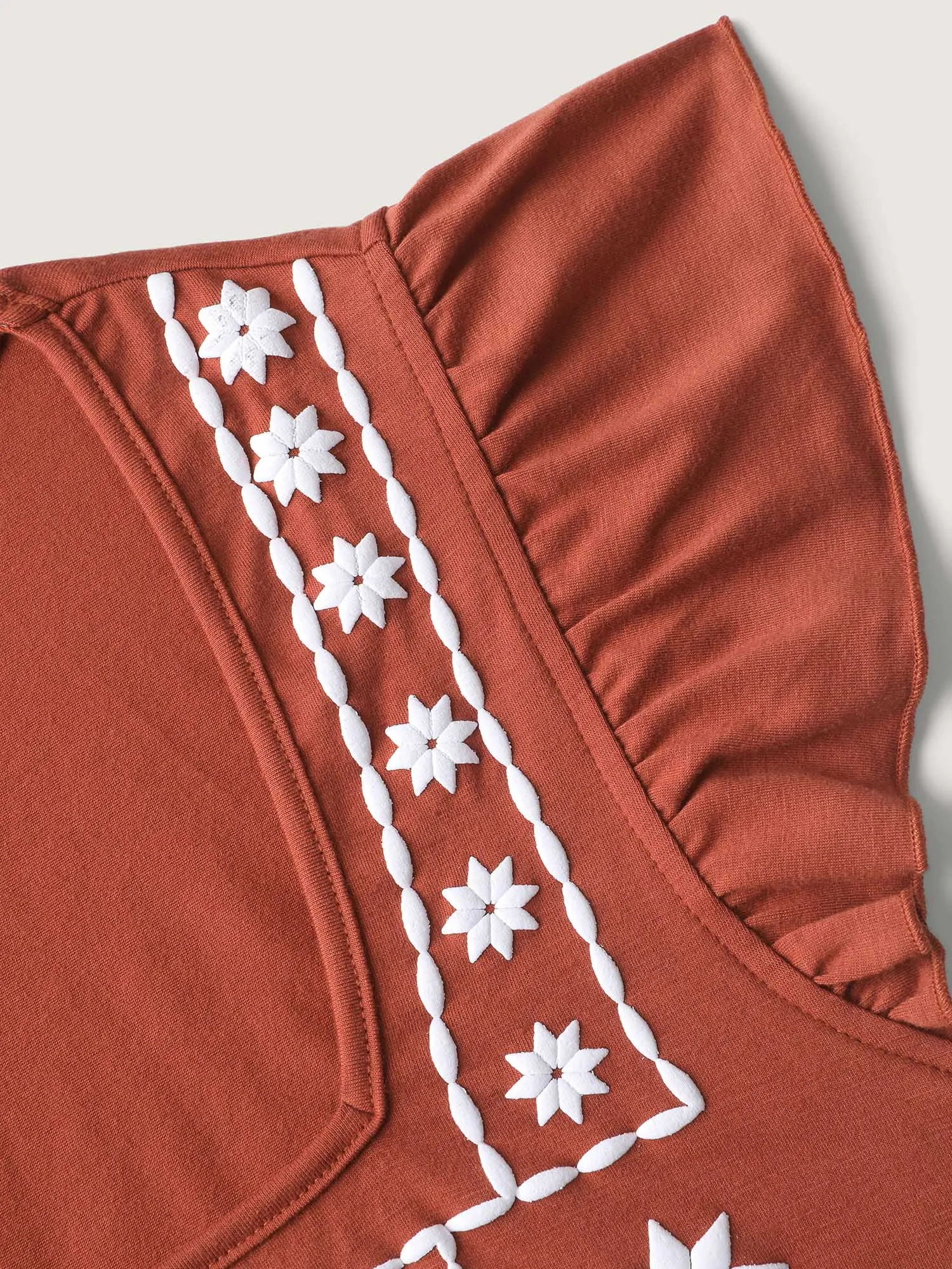 Supersoft Ruffle Pleated Layered Knit Top sold by Bloomchic product image thumbnail 5