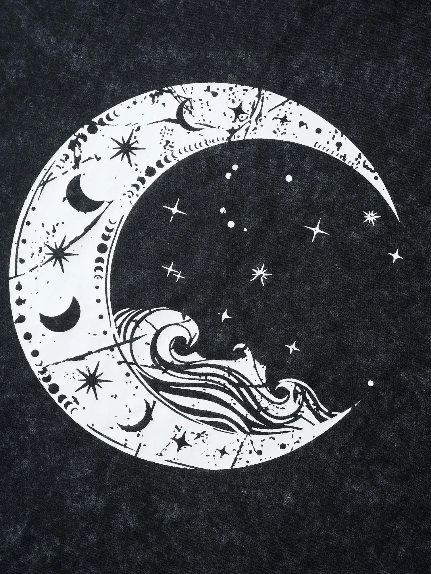 Celestial Print Vintage Solid Sweatshirt sold by Bloomchic product image thumbnail 5