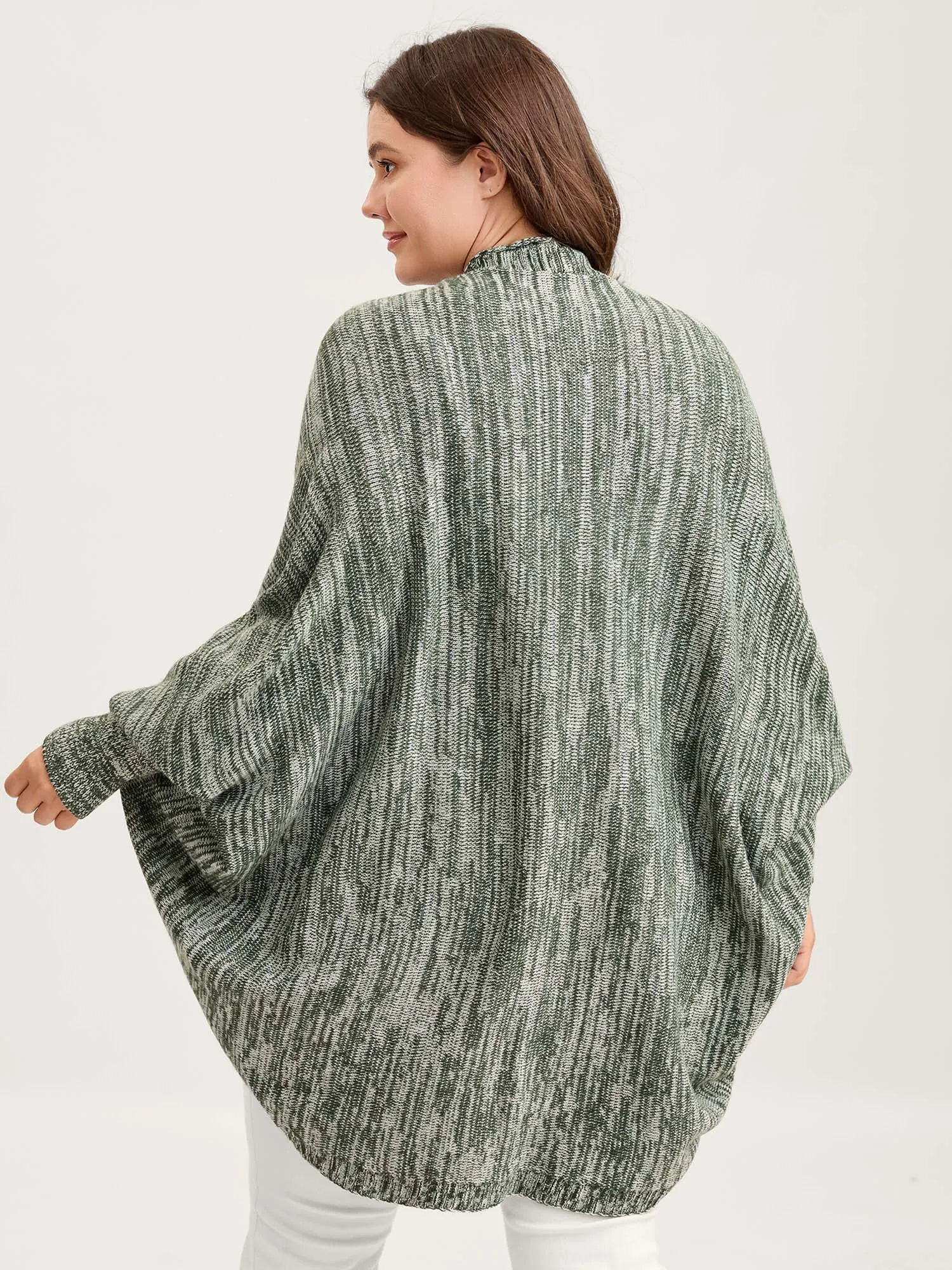 Color Contrast Dolman Sleeve Knit Cardigan sold by Bloomchic product image thumbnail 4
