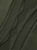 Supersoft Scalloped Trim Three-Quarter Sleeve Cardigan sold by Bloomchic