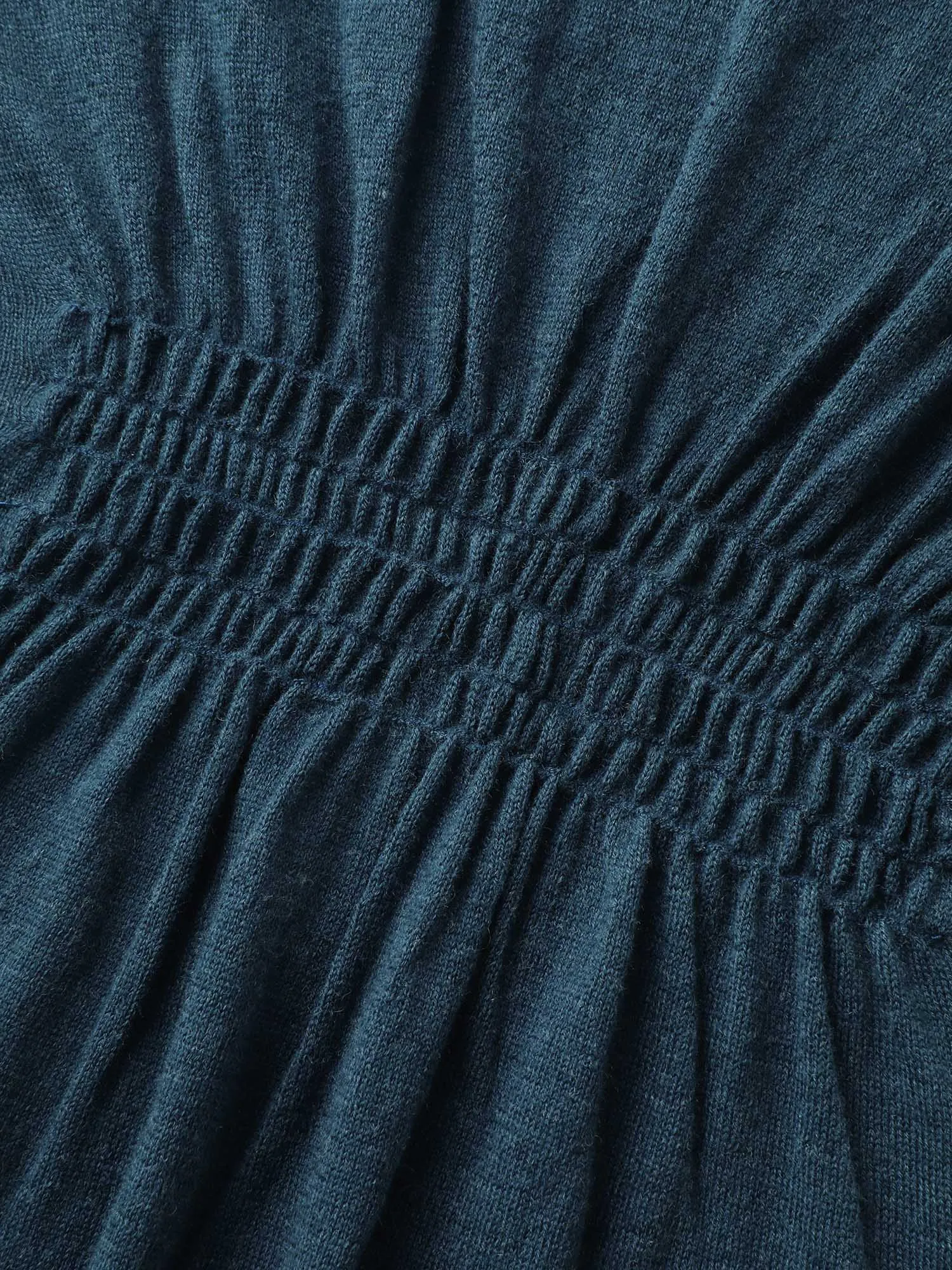 Irregular Hem Waist-Cinched Knit Cardigan sold by Bloomchic product image thumbnail 5