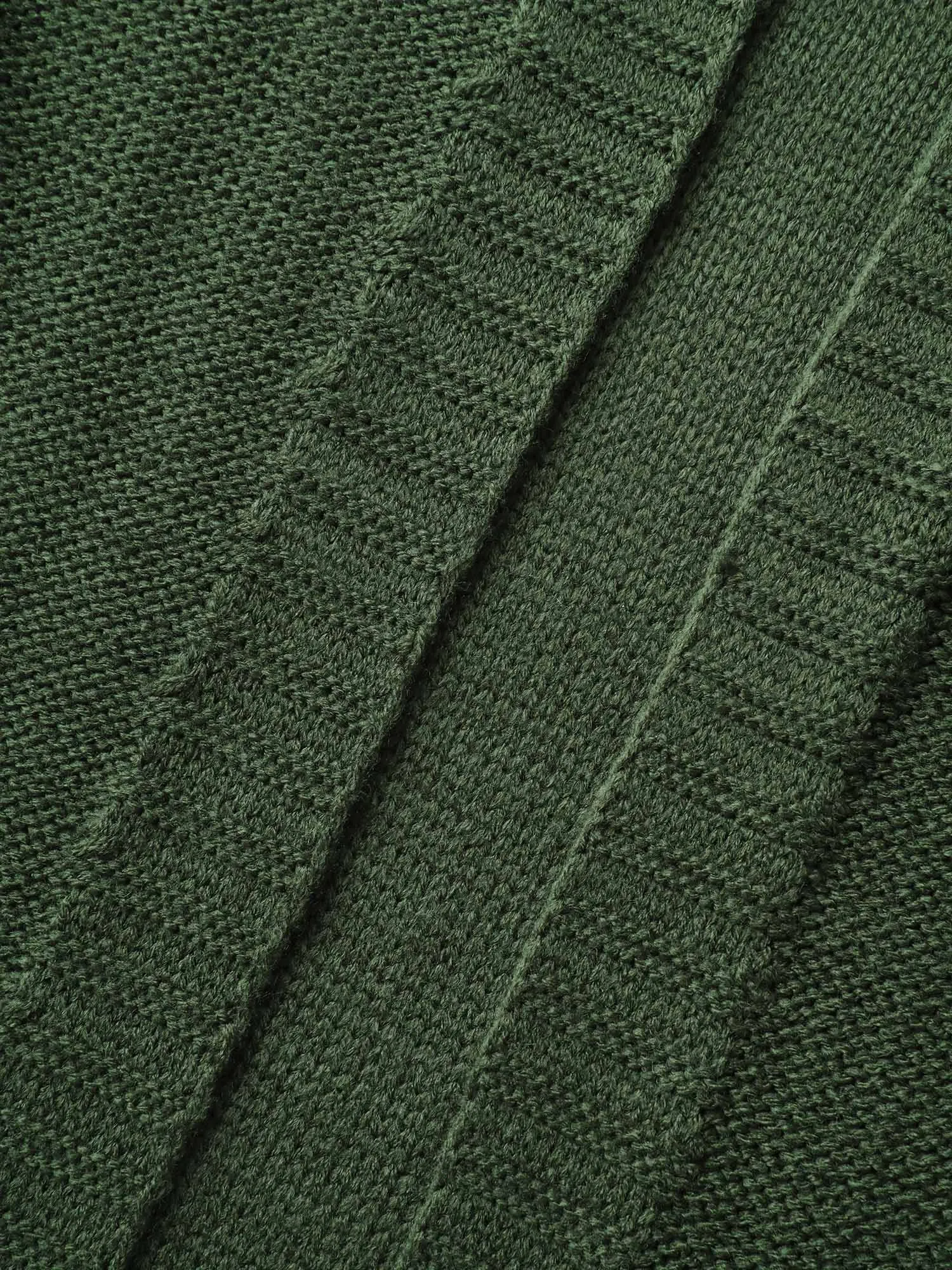 Textured Cut-Out Hooded Knit Cardigan sold by Bloomchic product image thumbnail 5