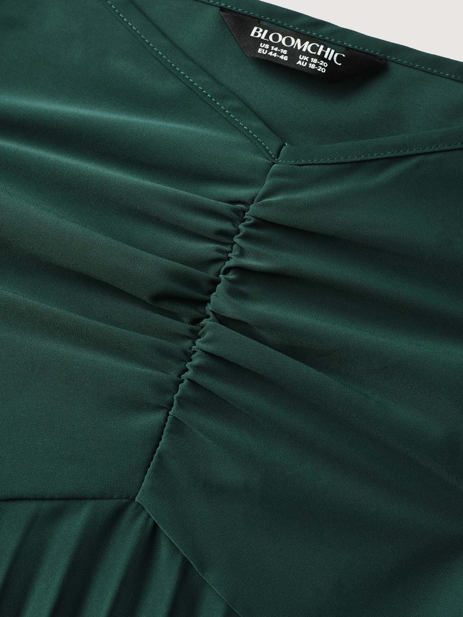 Pleated Pockets Solid Cami Midi Dress sold by Bloomchic product image thumbnail 5