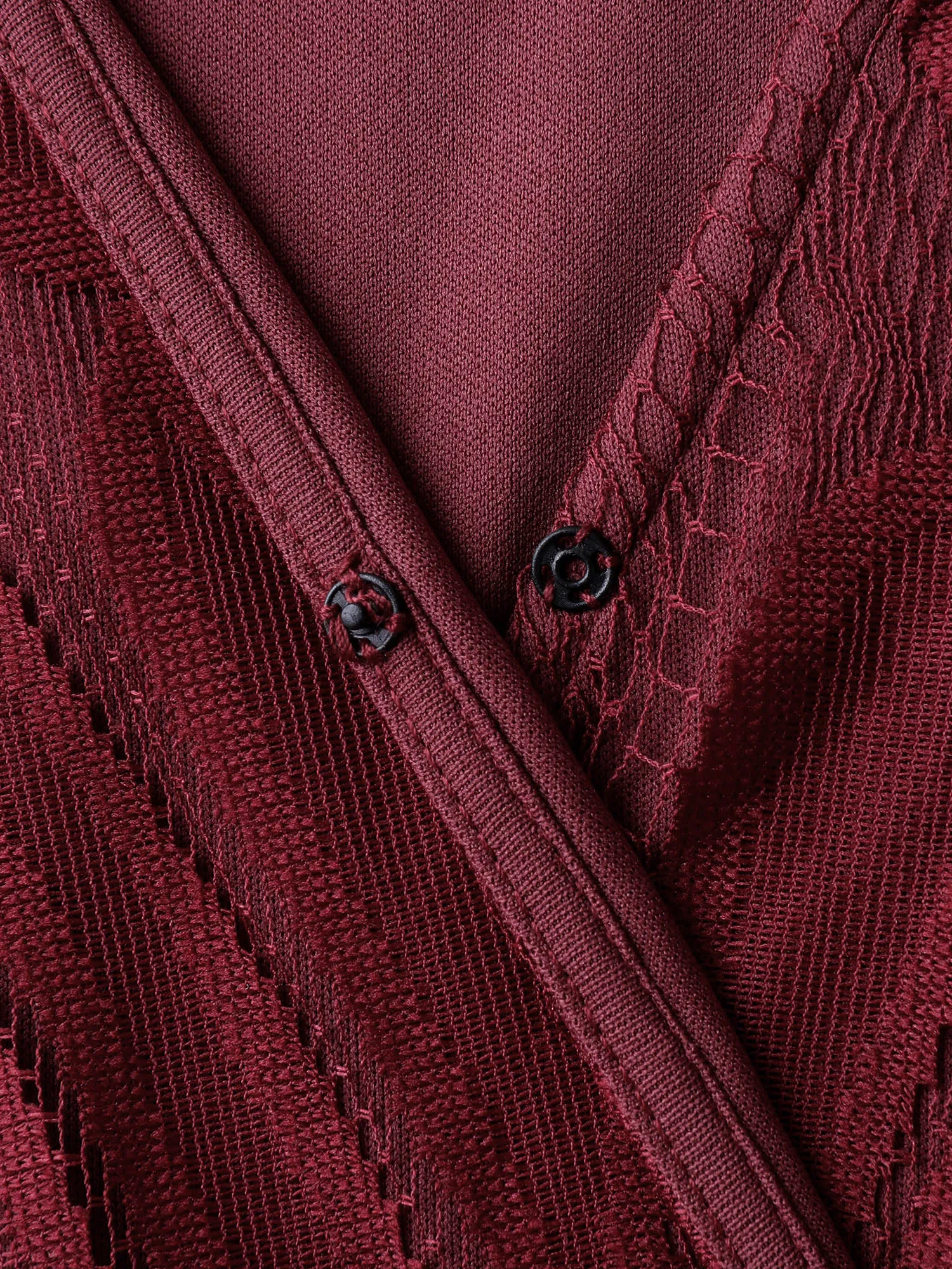 Textured Sheer Lace Midi Dress sold by Bloomchic product image thumbnail 5