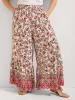 Boho Print Stretchy Waist Wide-Leg Pants sold by Bloomchic