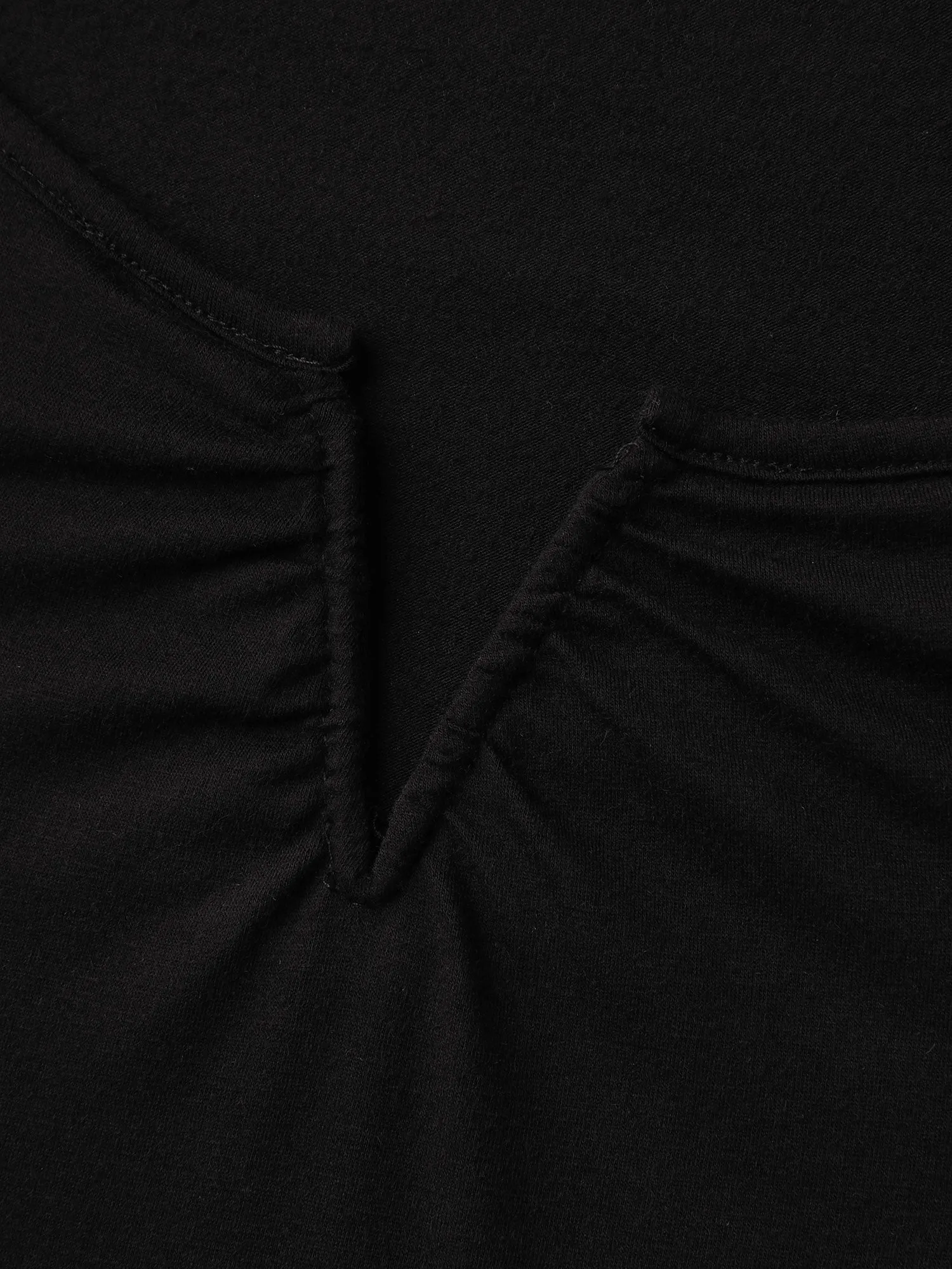 Cut-Out Embroidery Sleeve Solid T-Shirt sold by Bloomchic product image thumbnail 5