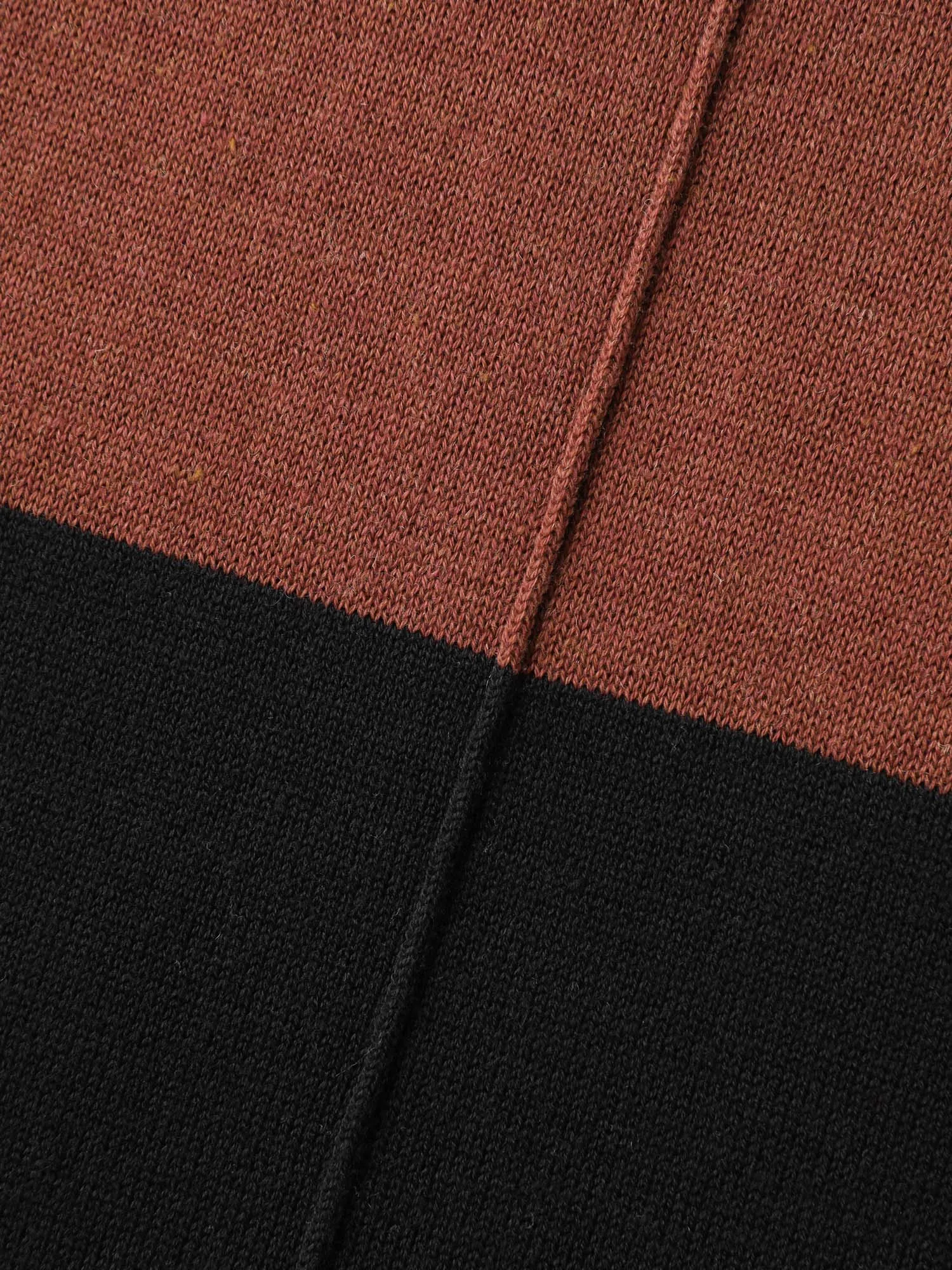 Supersoft Color Block Drop Shoulders Curvy Hem Pullover sold by Bloomchic product image thumbnail 5