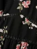 Chiffon Floral Triangular Waist Cinched Maxi Dress sold by Bloomchic