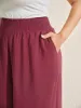 Floral Applique Embroidery Wide-Leg Pants sold by Bloomchic