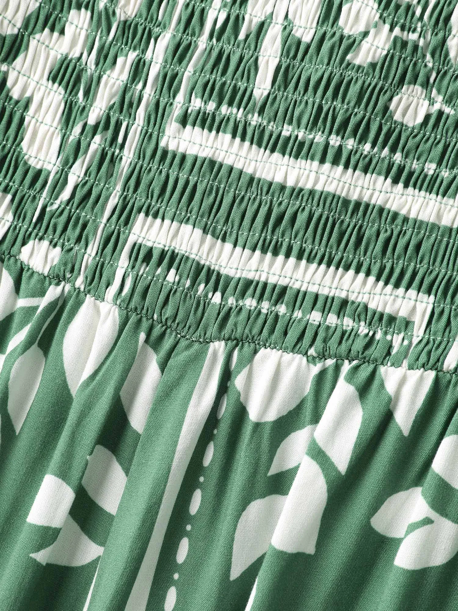 Floral Print Gathered Back Cami Jumpsuit sold by Bloomchic product image thumbnail 5