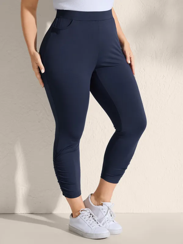 Super Stretchy Skinny-Fit Cuffed Pants sold by Bloomchic
