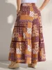 Floral Collage Wide-Leg Flowy Pants sold by Bloomchic