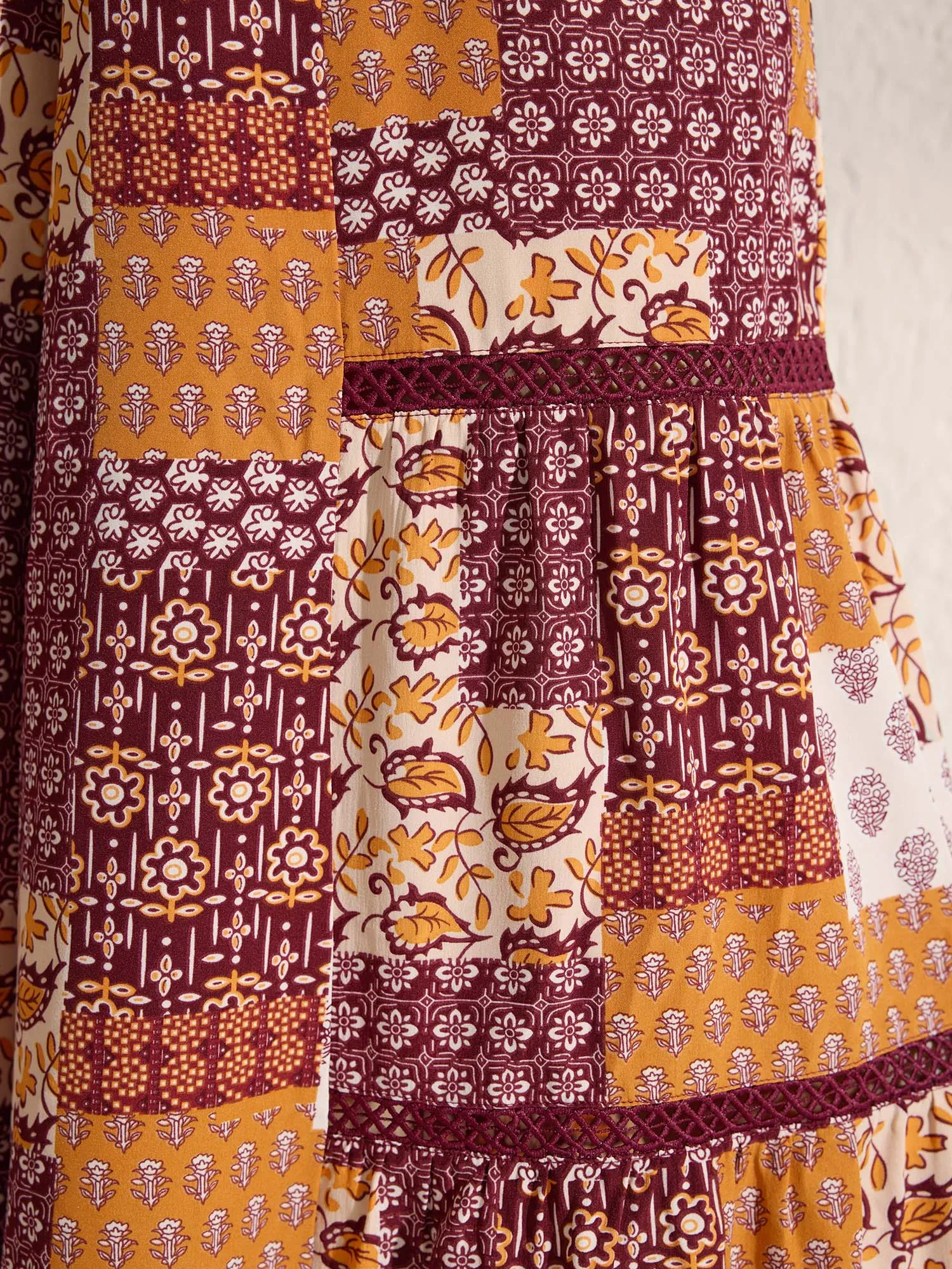 Floral Collage Wide-Leg Flowy Pants sold by Bloomchic product image thumbnail 3