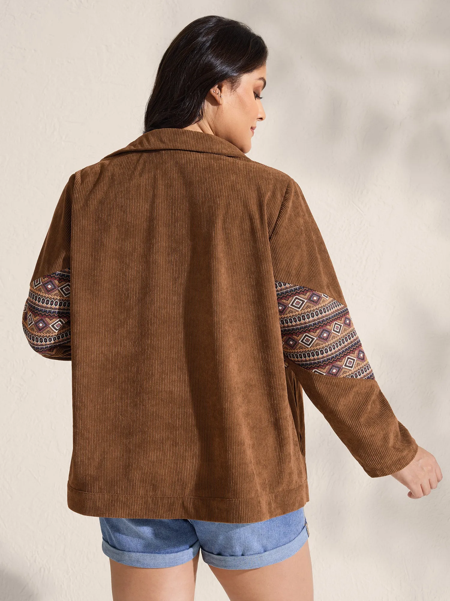 Rodeo Boho Print Button Front Jacket sold by Bloomchic product image thumbnail 5