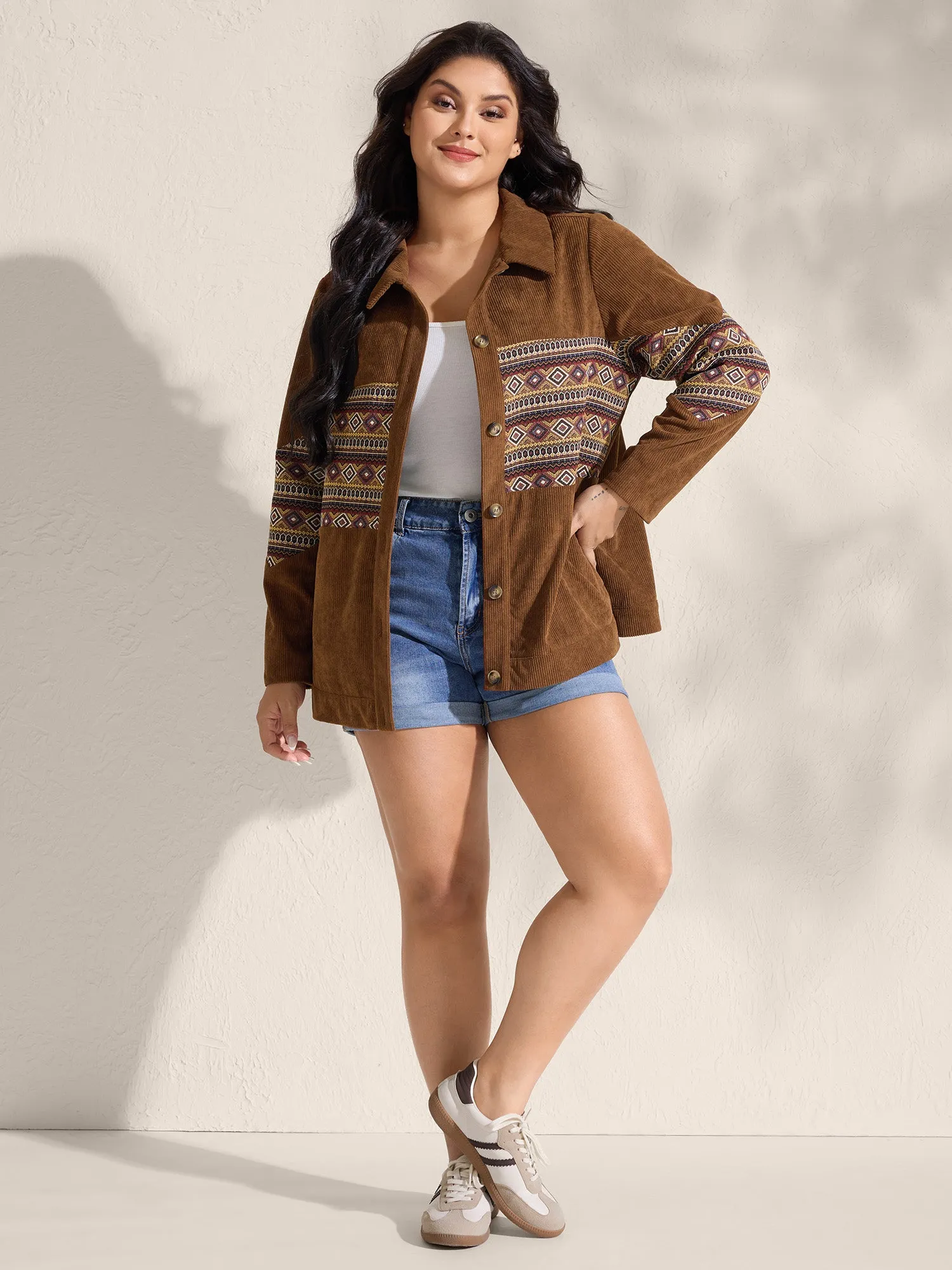 Rodeo Boho Print Button Front Jacket sold by Bloomchic product image thumbnail 4