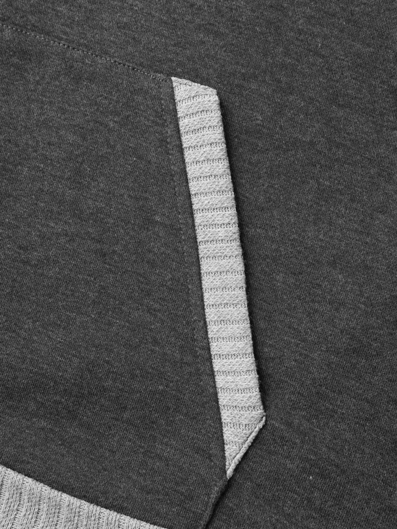 Color Contrast Pockets Half-Zipper Hoodie sold by Bloomchic product image thumbnail 5