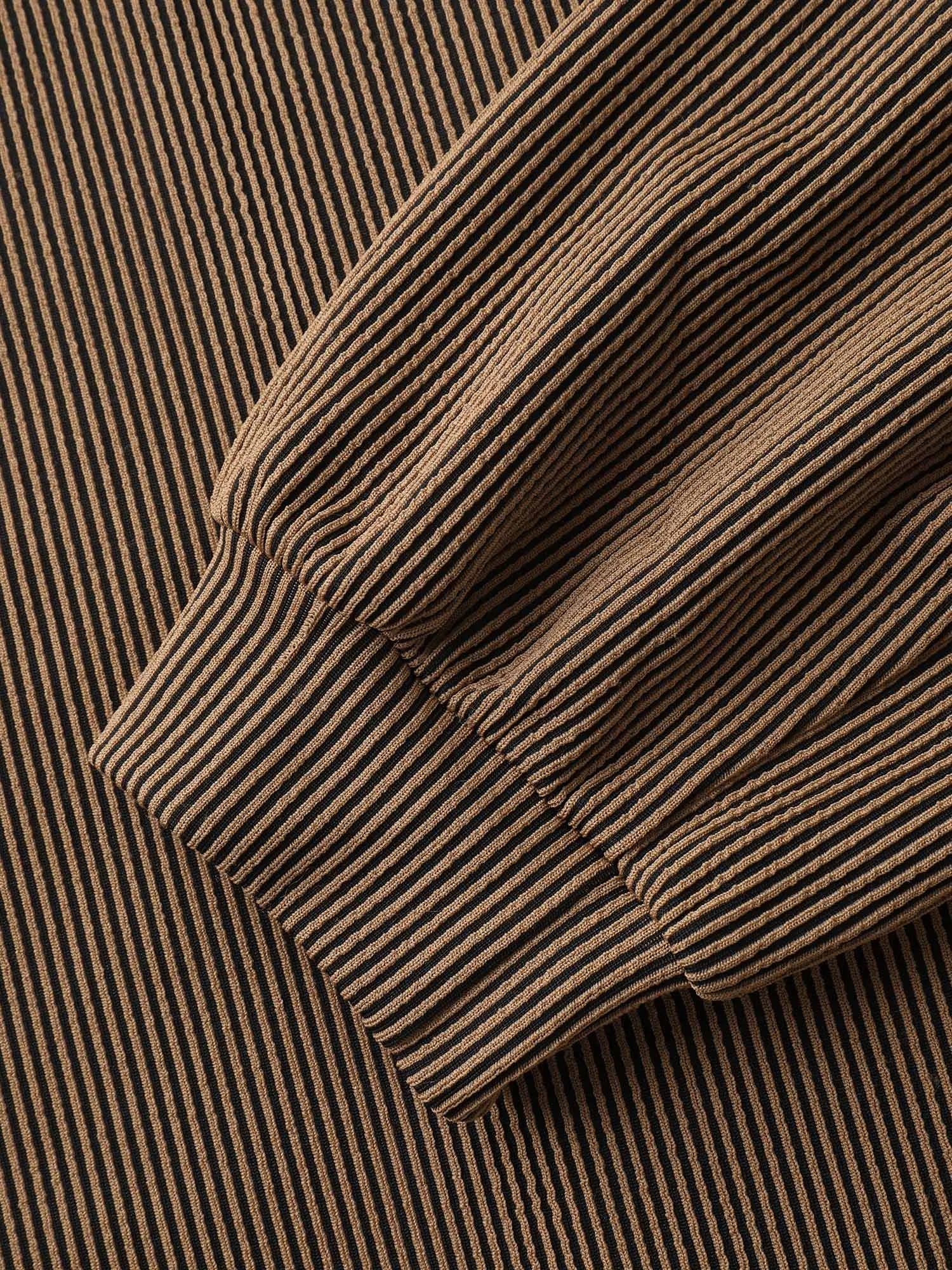 Relaxed Fit Ribbed Lantern Sleeve Sweatshirt sold by Bloomchic product image thumbnail 5