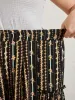 Floral Striped Ruffled Wide-Leg Pants sold by Bloomchic