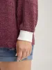 2-in-1 Collar Color Contrast Sweatshirt sold by Bloomchic