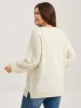 Floral Textured Ribbed Hem Pullover sold by Bloomchic