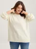 Floral Textured Ribbed Hem Pullover sold by Bloomchic
