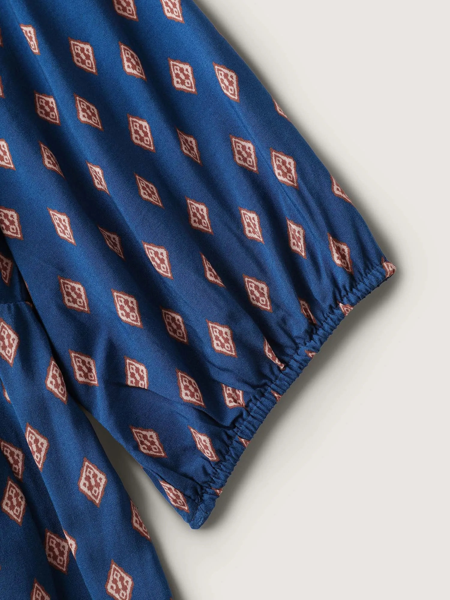 Mixed Floral Print Pockets Midi Dress sold by Bloomchic product image thumbnail 5