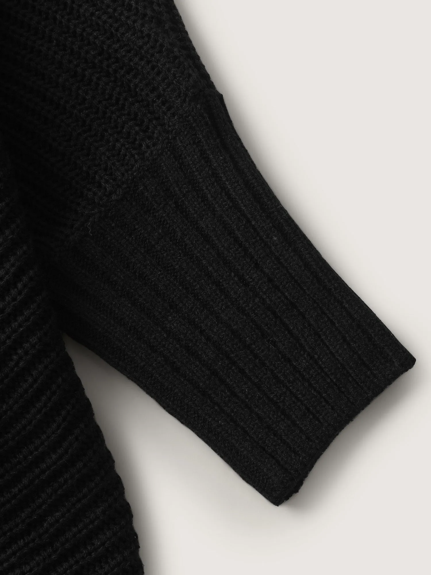 Cape Style Dolman Sleeve Knit Cardigan sold by Bloomchic product image thumbnail 5