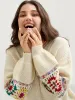 Crochet Floral Sleeve Lace Trim Pullover sold by Bloomchic