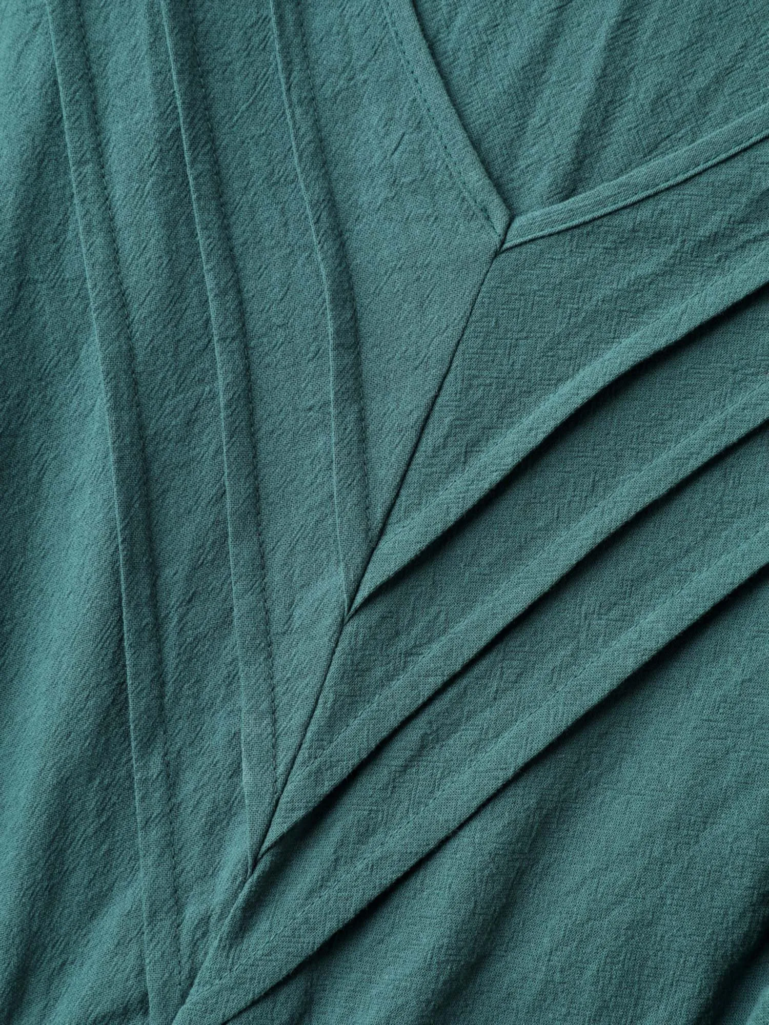 Pure Cotton Toothpick Pleats Tiered Midi Dress sold by Bloomchic product image thumbnail 5