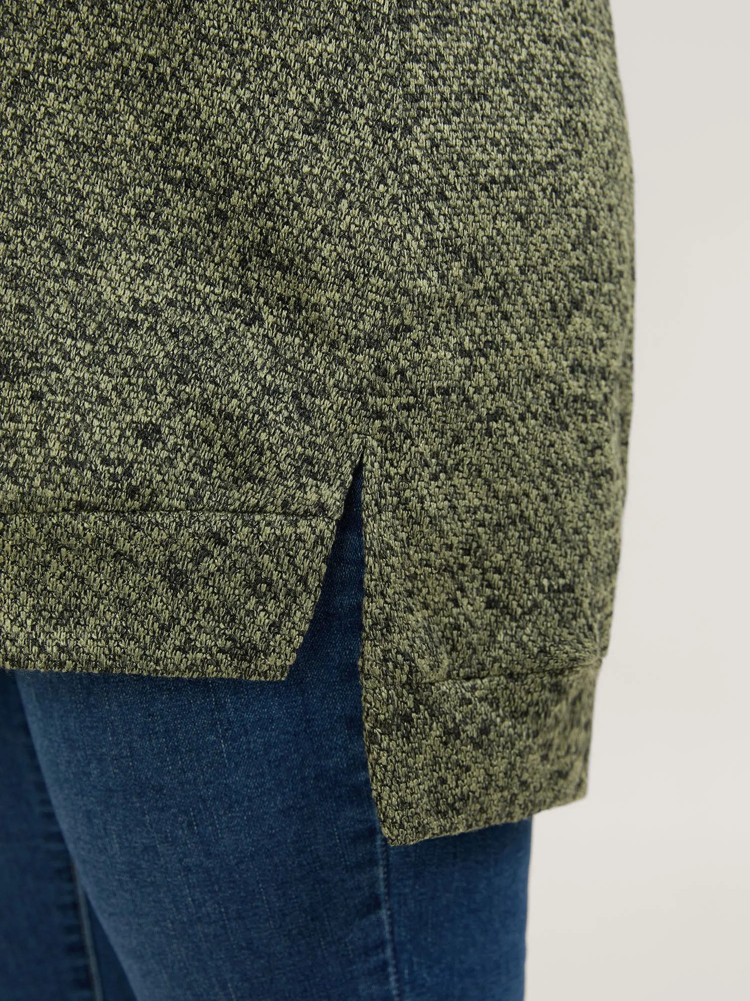 Relaxed Fit Split Hem Pullover sold by Bloomchic product image thumbnail 3