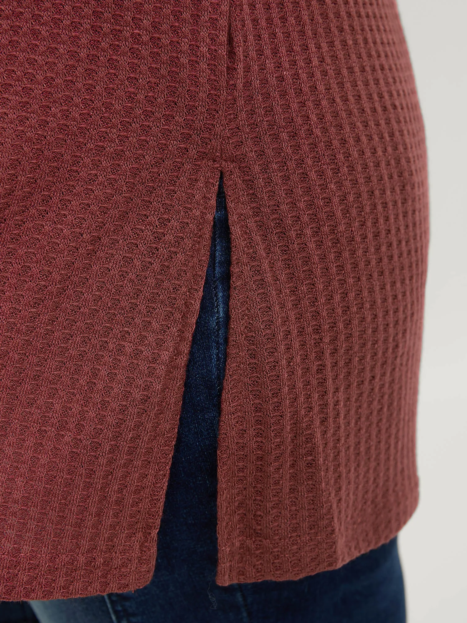 Ribbed Stretchy Turtle Neck T-Shirt sold by Bloomchic product image thumbnail 5