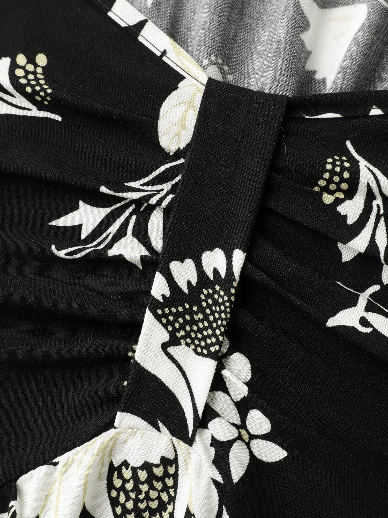 Floral Print Sweetheart Neck Midi Dress sold by Bloomchic product image thumbnail 5