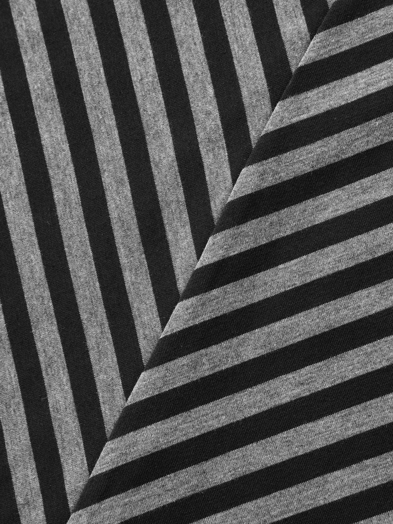 Striped Print Round Neck T-Shirt sold by Bloomchic product image thumbnail 5