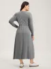 Wrap Stretchy Long Sleeve Knit Maxi Dress sold by Bloomchic