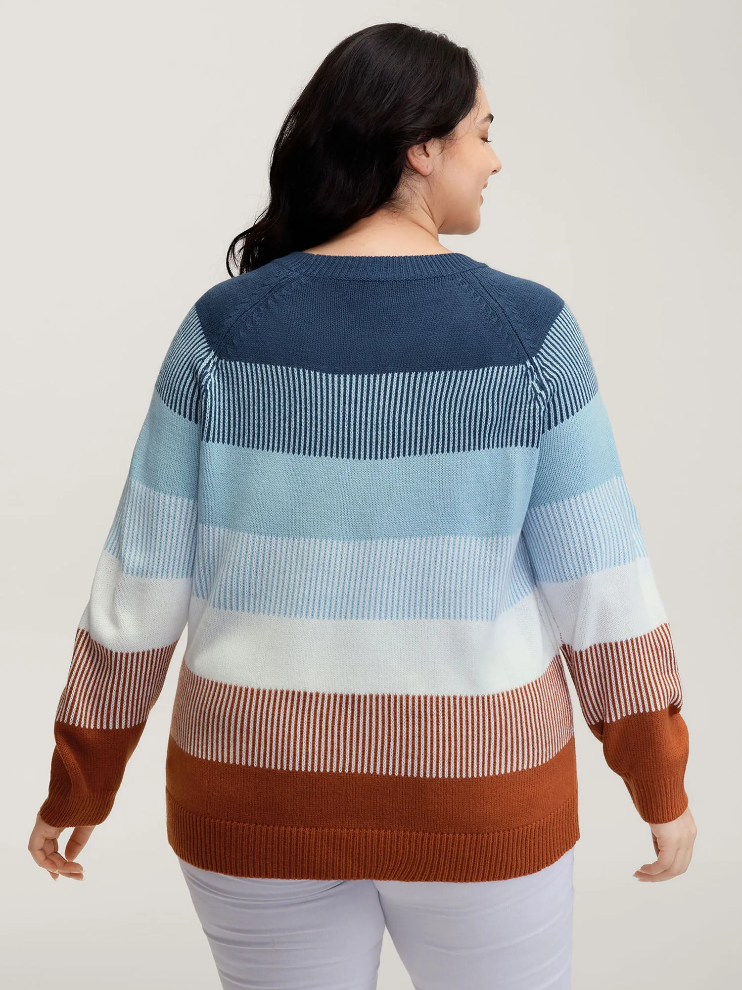 Color Stripes Textured Pullover sold by Bloomchic product image thumbnail 4