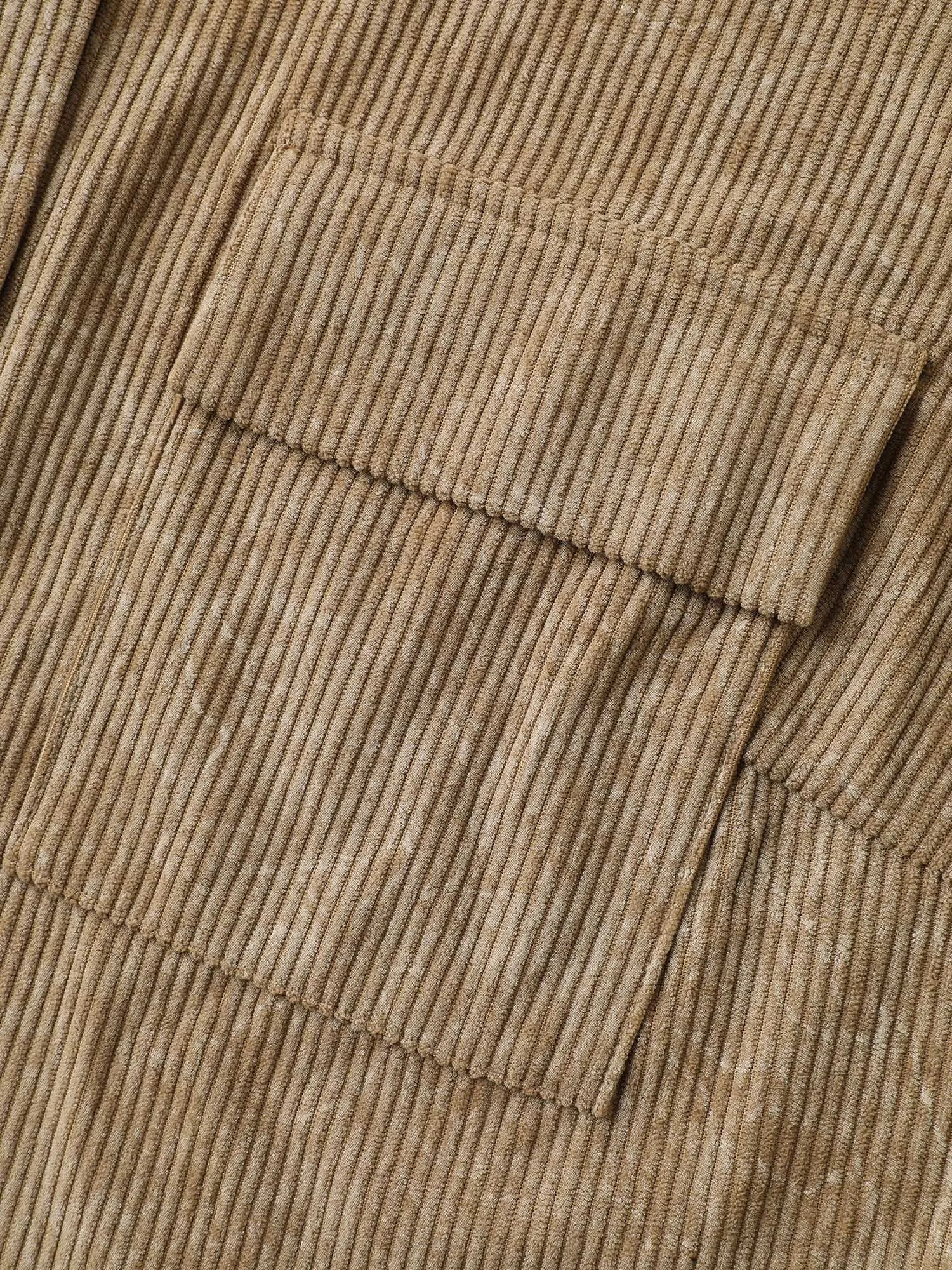 Corduroy Color Gradient Button-Down Jacket sold by Bloomchic product image thumbnail 5