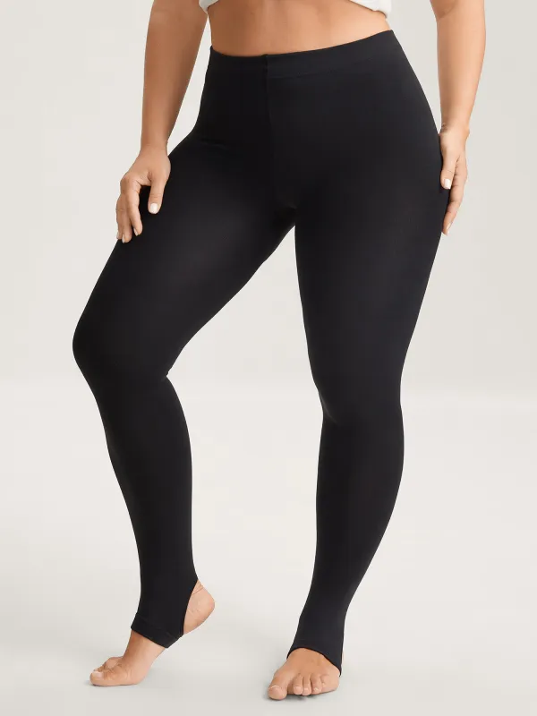 Stretch Solid Stirrup Tights sold by Bloomchic