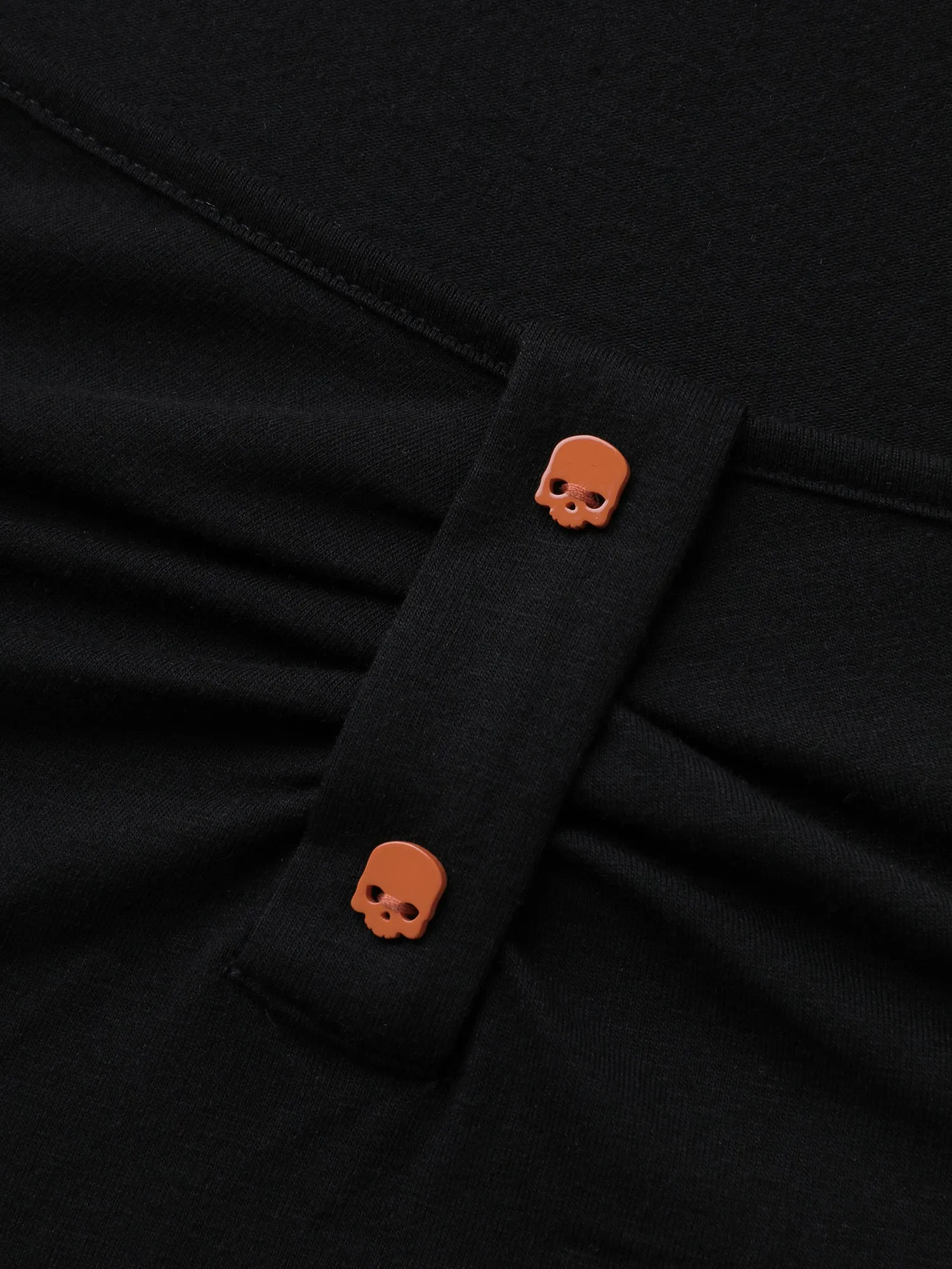 Bats Print Halloween Sheer Pockets Maxi Dress sold by Bloomchic product image thumbnail 5