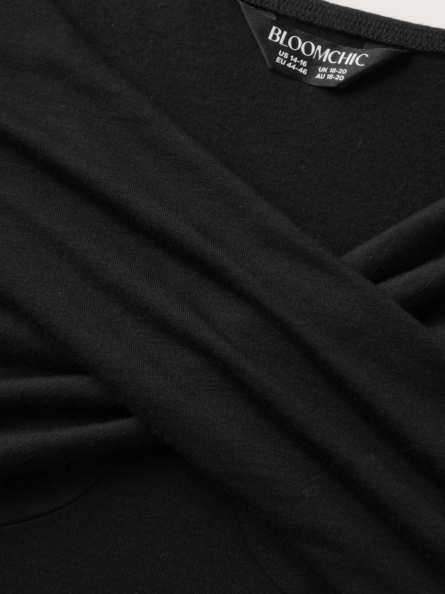 Stretchy Cross-Over Pleats Tank Top sold by Bloomchic product image thumbnail 5