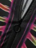 Colorful Skeleton Print Zipper Lounge Jumpsuit sold by Bloomchic