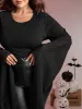 Bat Wings Round Sleeve Relaxed Fit Top sold by Bloomchic