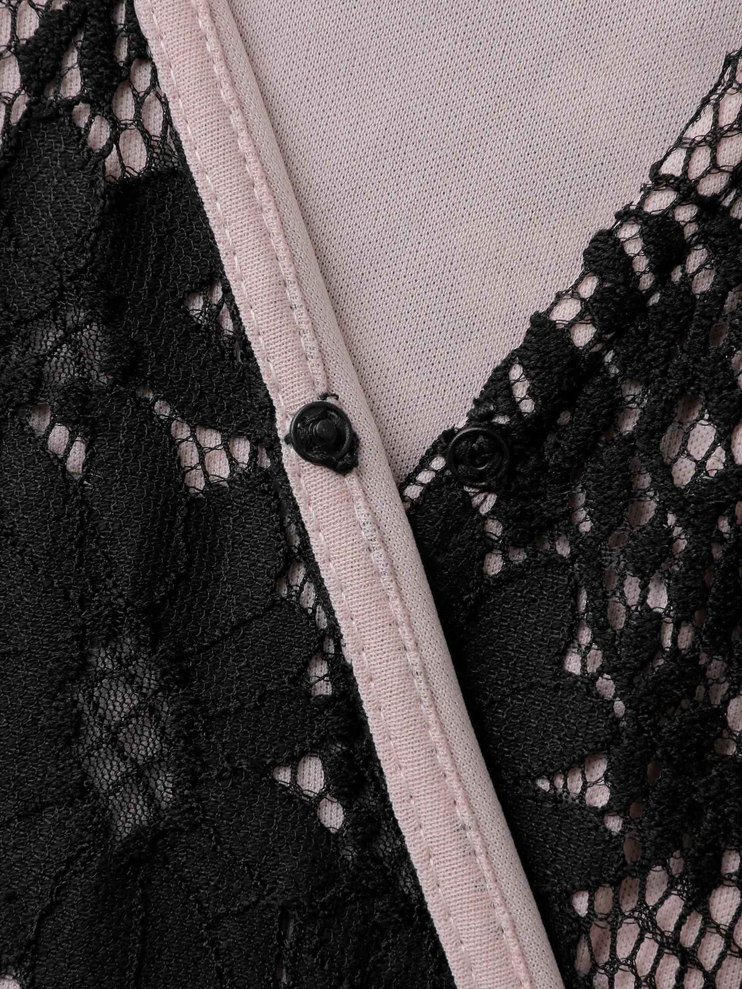 Floral Lace Lined Wrap Belted Midi Dress sold by Bloomchic product image thumbnail 5