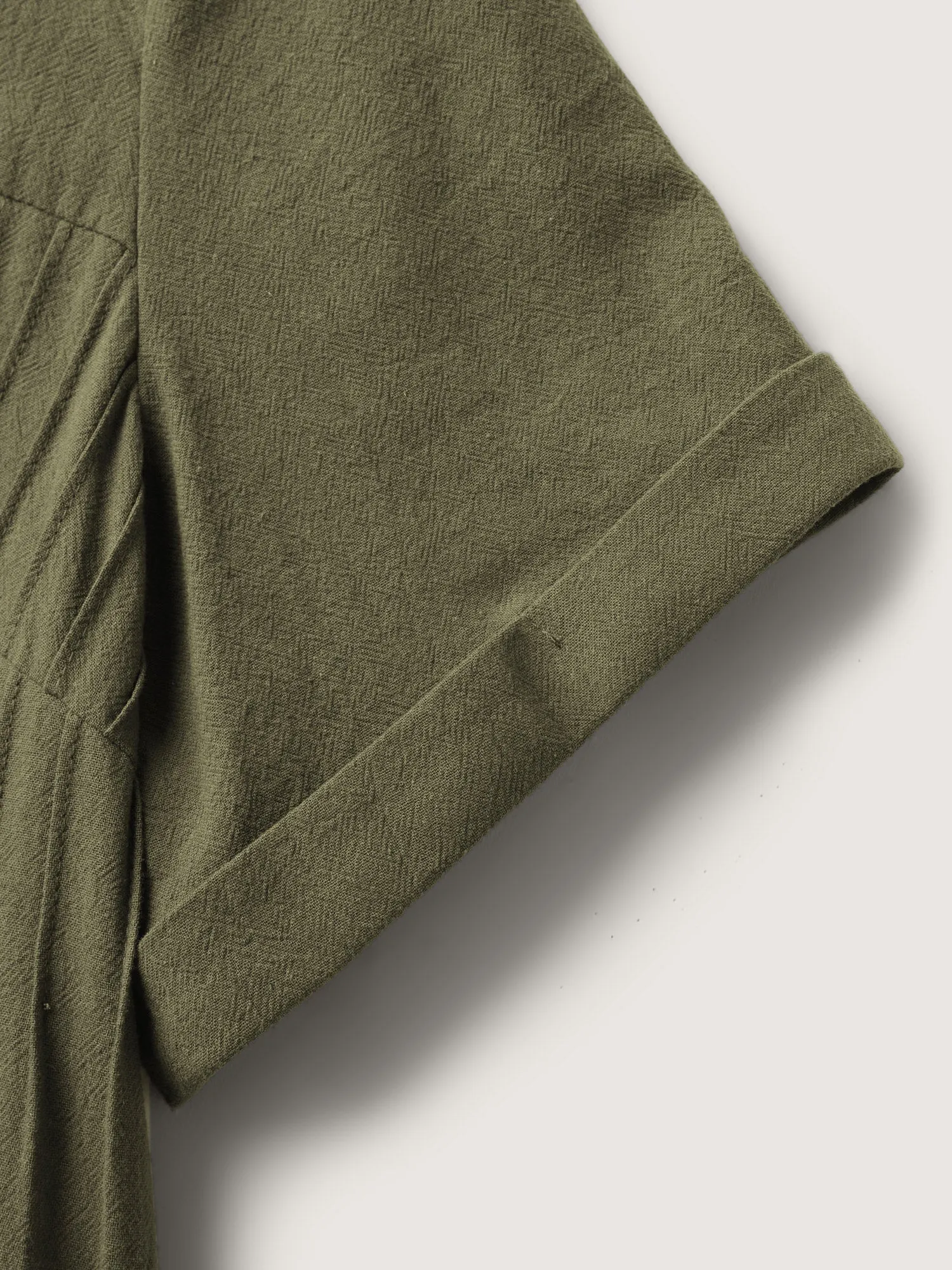 Pure Cotton Pin-Tuck Pleats Midi Dress sold by Bloomchic product image thumbnail 5