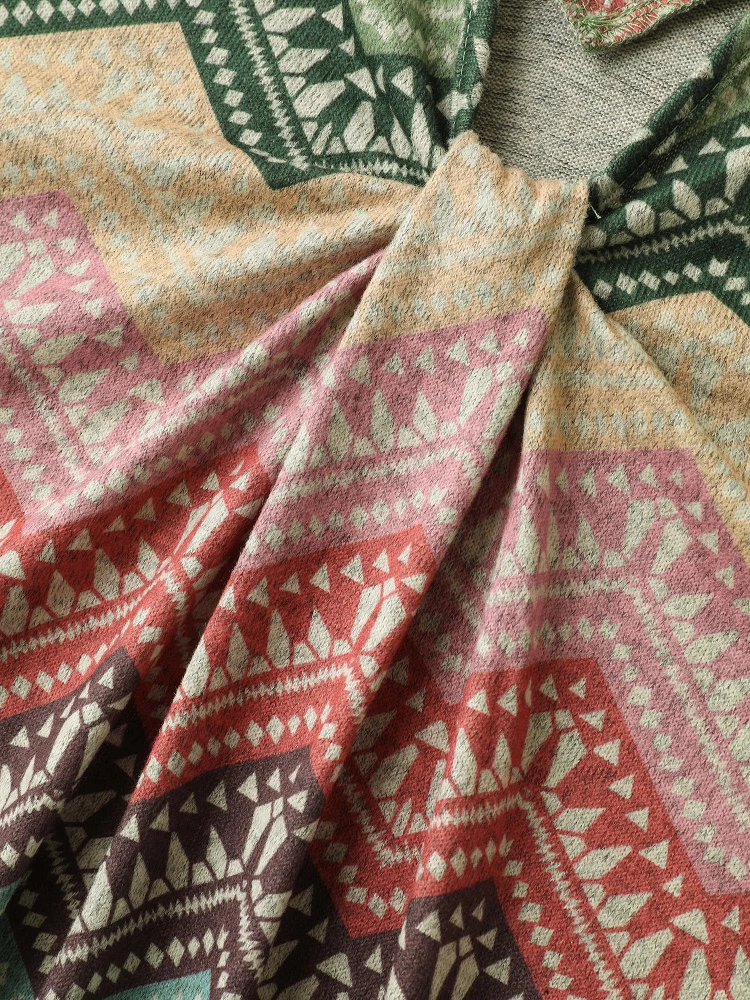 Colorful Wavy Stripes Gathered Back T-Shirt sold by Bloomchic product image thumbnail 5