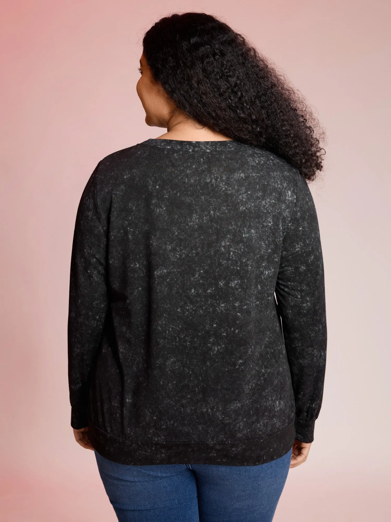 Skeleton Halloween Party Snowflake Effect Sweatshirt sold by Bloomchic product image thumbnail 5