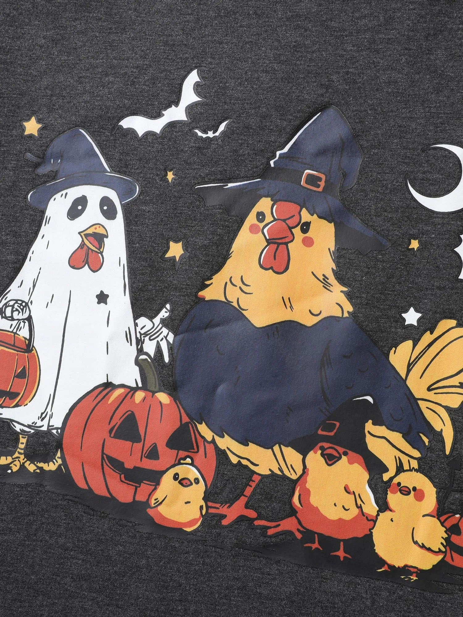 Spooky Midnight Halloween Print Sweatshirt sold by Bloomchic product image thumbnail 5