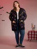 Halloween Party Print Hooded Pocket Cardigan sold by Bloomchic